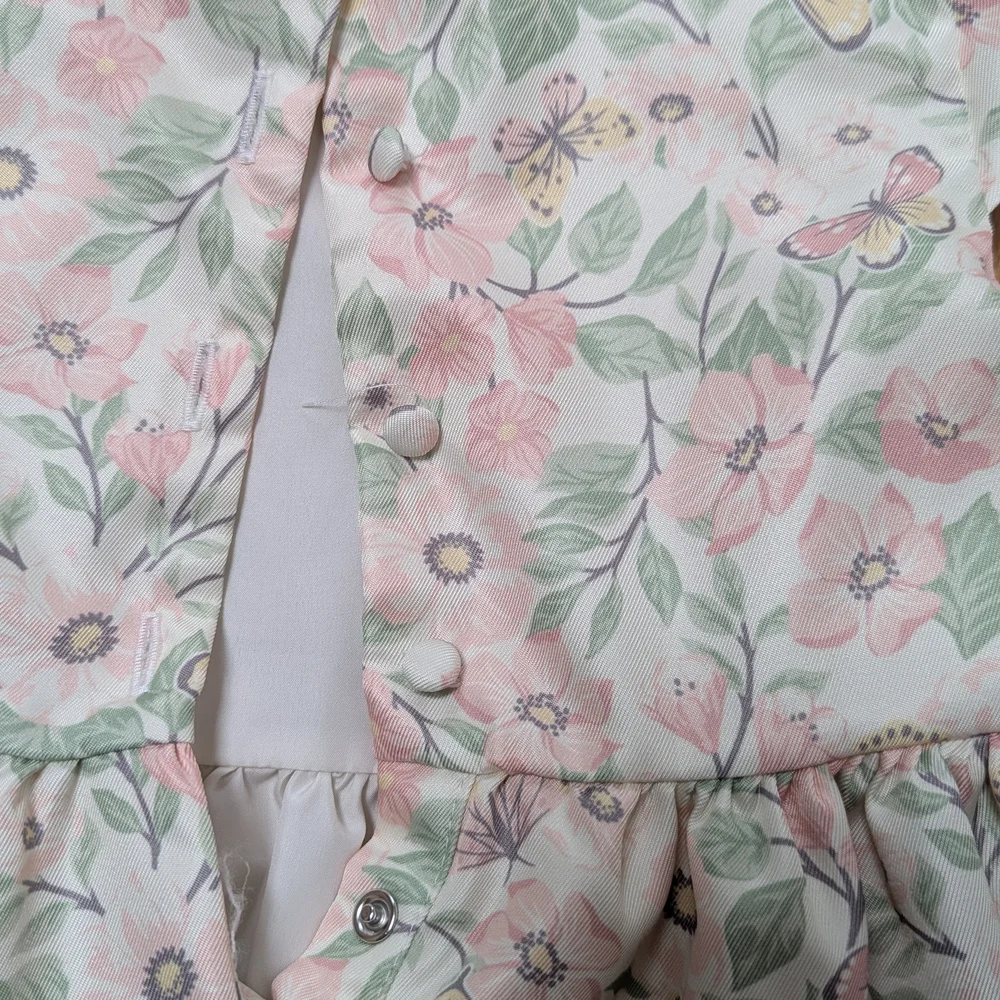 Floral Print Kids Dress - Picture 4 of 7